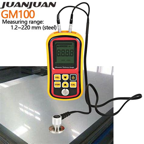 test true thickness|ultrasonic thickness tester for steel.